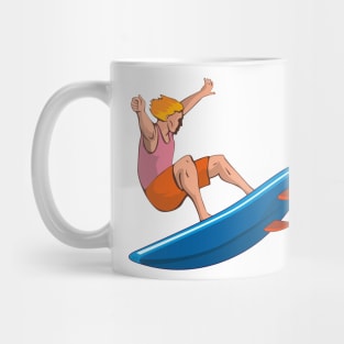 Vintage Surfer Retro Mug